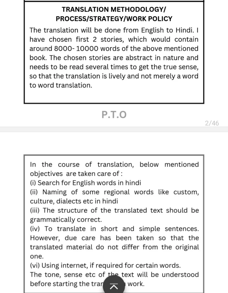 translation Methodology